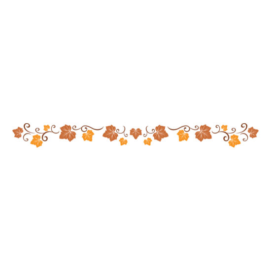8072 Fall Leaves Border Thumbnail