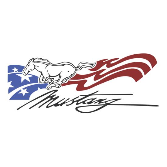 8096 Mustang with Flag Thumbnail
