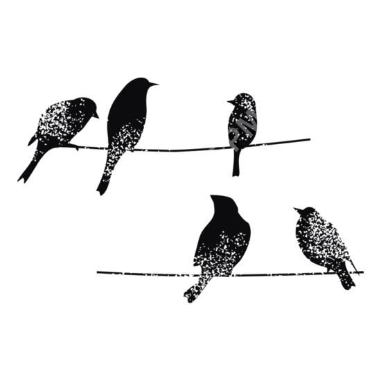 A1020 Birds on a wire Thumbnail