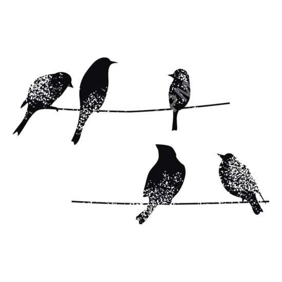 A1020 Birds on a wire Thumbnail