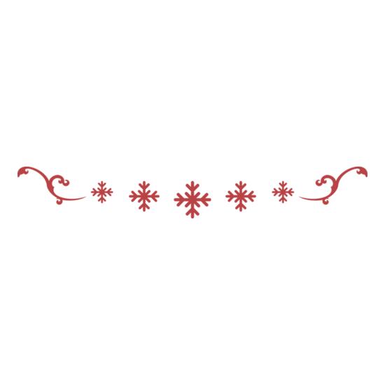 A1535 Snowflake Border Thumbnail