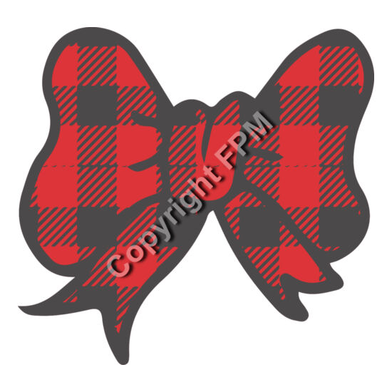 A1552 Plaid Bow Thumbnail