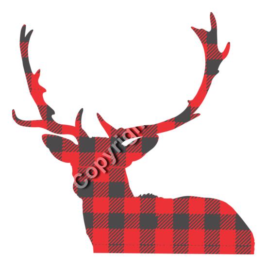 A1553 Plaid Deer Thumbnail