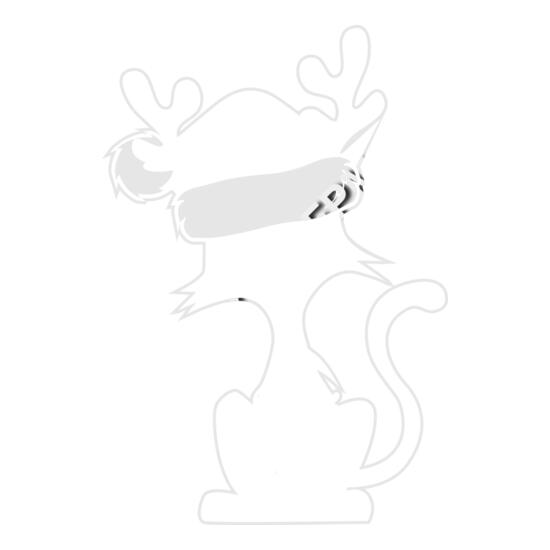 A1557 Christmas Cat Thumbnail