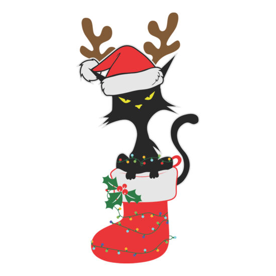 A1558 Christmas Cat Thumbnail