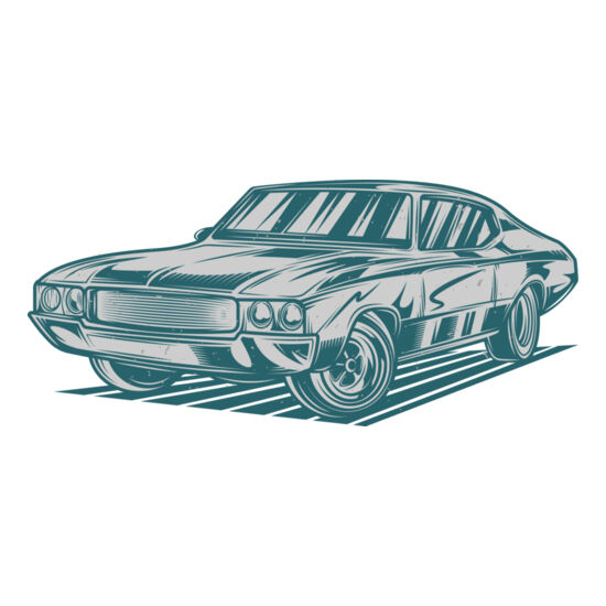 A1821 Muscle Car Thumbnail