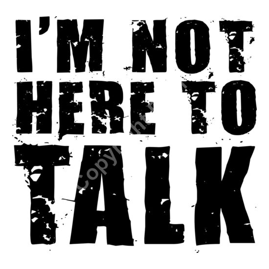 A1379 Not Here To Talk Thumbnail