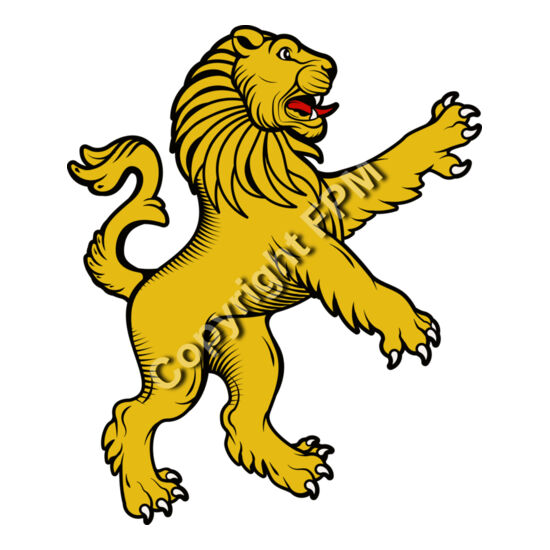 1347 Family Crest Lion Thumbnail
