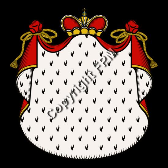 1358 Family Crest Drape Thumbnail