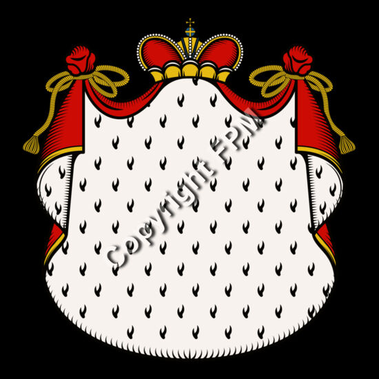 1358 Family Crest Drape Thumbnail