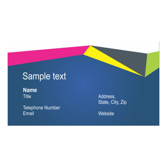 General Business Card 111 Thumbnail