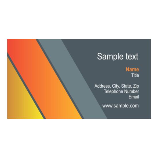 General Business Card 113 Thumbnail