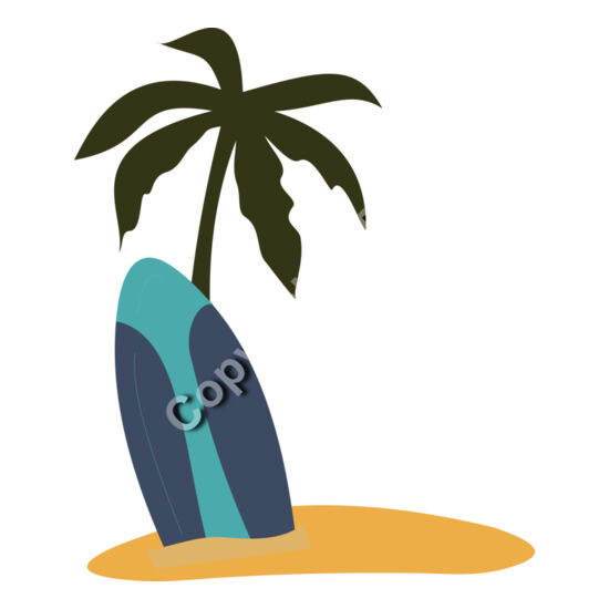 B1045 Surf Board Thumbnail