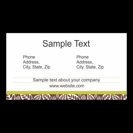 General Business card 124 Thumbnail