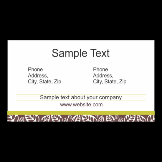 General Business card 124 Thumbnail