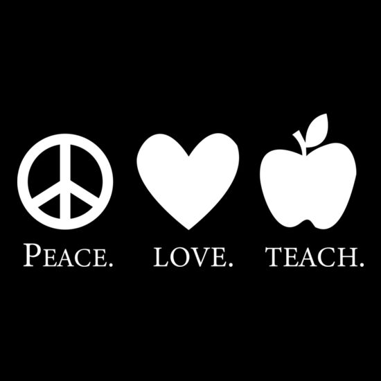 B6039 Peace Love Teach Thumbnail