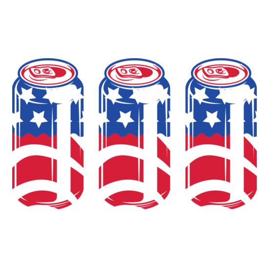 B6097 RWB Beer Cans Thumbnail