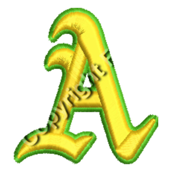 Old English A EMB Thumbnail