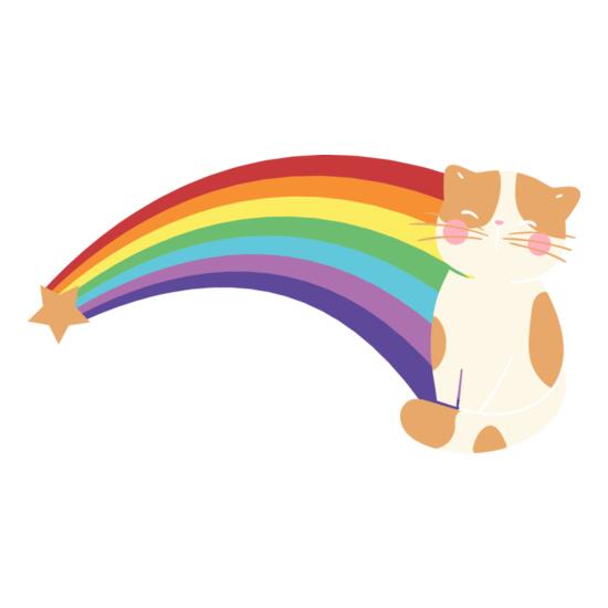 B7191 Rainbow Cat Thumbnail