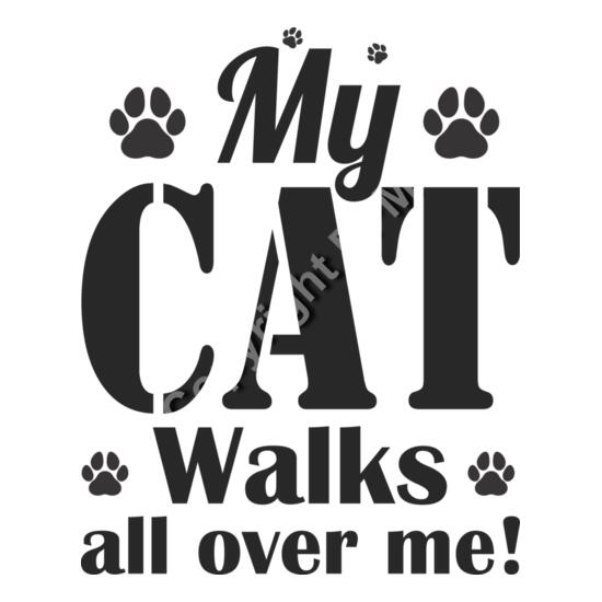 B7194 Cat Walks All Over Me Thumbnail