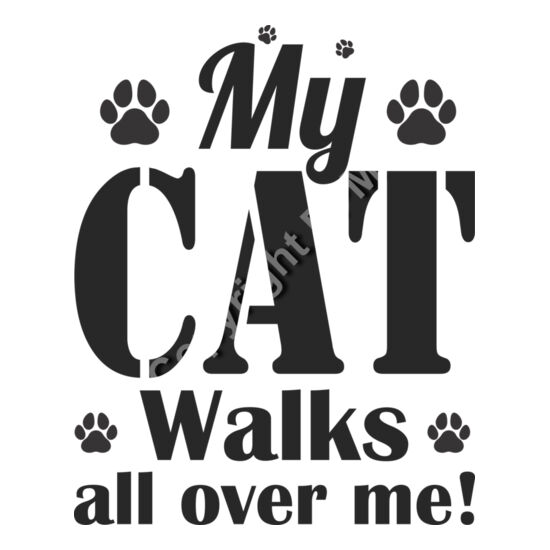 B7194 Cat Walks All Over Me Thumbnail