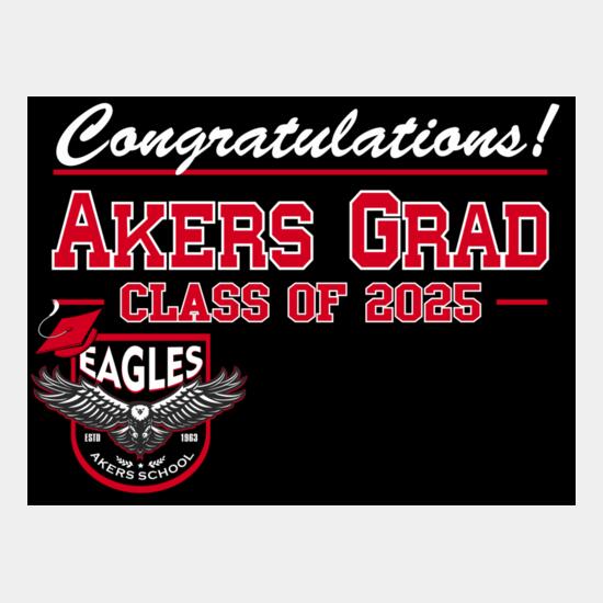 2025 Akers Grad Sign Thumbnail