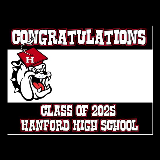 2025 Hanford High Grad Sign Thumbnail