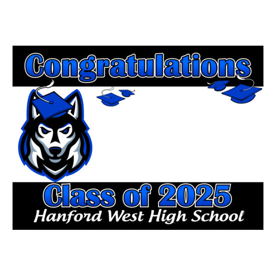 2025 Hanford West Grad Sign Thumbnail