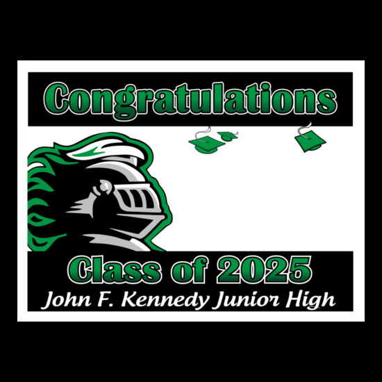 2025 JFK Grad Sign Thumbnail