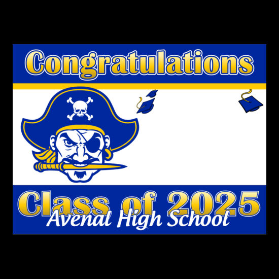 2025 Avenal High School Grad Sign Thumbnail