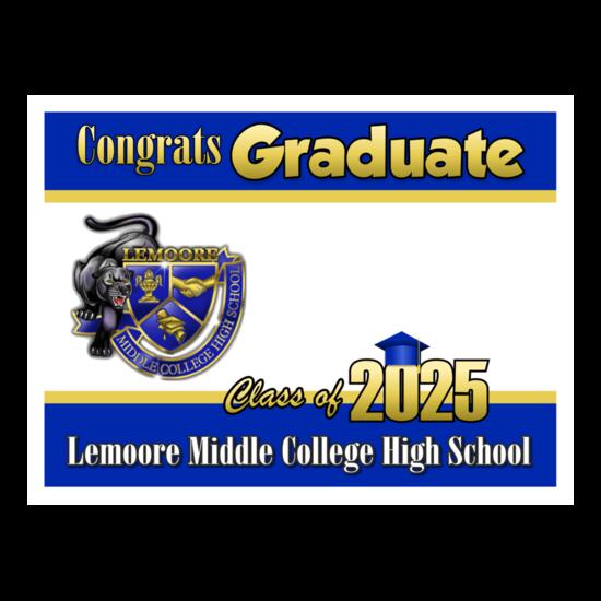 2025 Lemoore Middle College Grad Sign Thumbnail