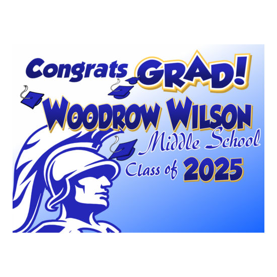 2025 Woodrow Wilson Grad Sign Thumbnail