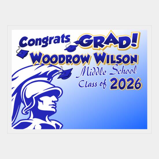 2026 Woodrow Wilson Grad Sign Thumbnail