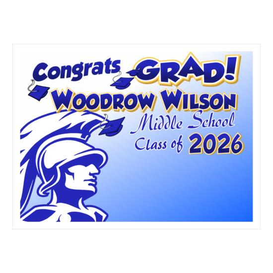 2026 Woodrow Wilson Grad Sign Thumbnail