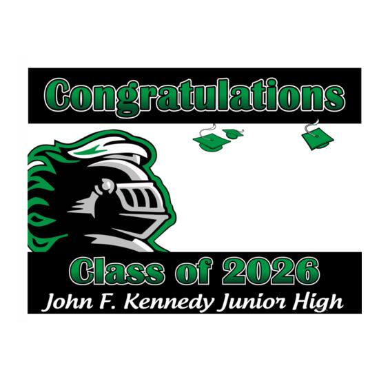 2026 JFK Grad Sign Thumbnail