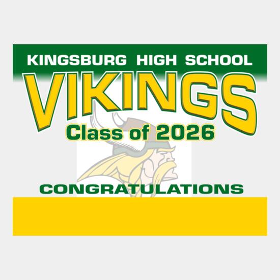 2026 Kingsburg high School Grad Sign Thumbnail