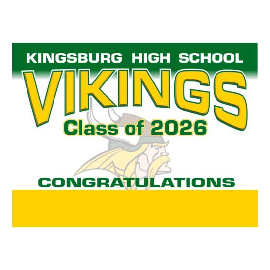 2026 Kingsburg high School Grad Sign Thumbnail