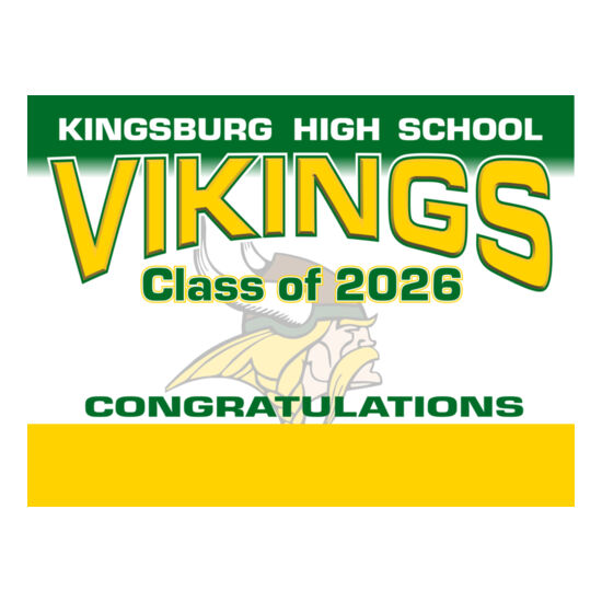 2026 Kingsburg high School Grad Sign Thumbnail