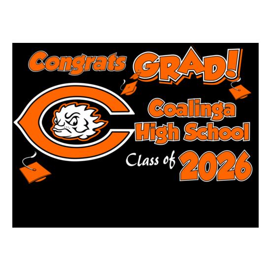 2026 Coalinga Grad Sign Thumbnail