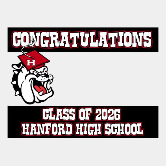 2026 Hanford High Grad Sign Thumbnail