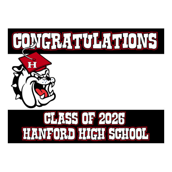 2026 Hanford High Grad Sign Thumbnail