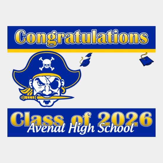 2026 Avenal High School Grad Sign Thumbnail