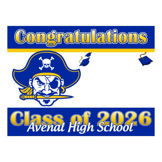 2026 Avenal High School Grad Sign Thumbnail