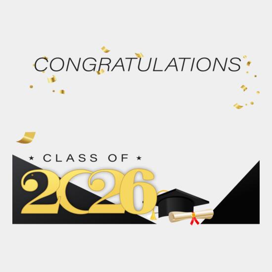 2026 Grad Sign Black   Gold Thumbnail