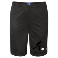 Polyester Mesh 9" Shorts with Pockets Thumbnail