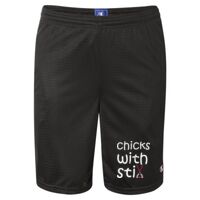 Polyester Mesh 9" Shorts with Pockets Thumbnail