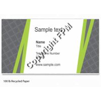 Business Cards - 100 lb Recycled Paper Thumbnail